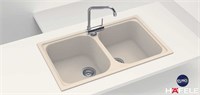 CHẬU ĐÁ JULIUS HS-GD8650 - MÀU KEM