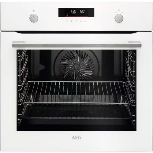 Lò nướng AEG BPS535160W 6000 SurroundCook Series - Làm sạch nhiệt phân - Màu trắng