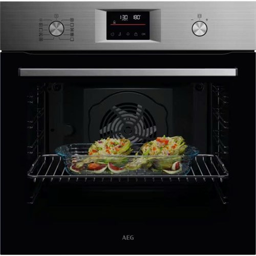 Lò nướng AEG OU5PB40SM 5000 SurroundCook Series - Làm sạch nhiệt phân - Thép không gỉ