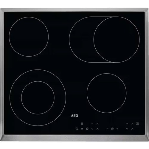 Bếp hồng ngoại AEG 3000 Series HK634060XB - 4 vùng nấu khung thép không gỉ