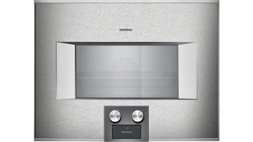 Lò nướng kèm hấp âm tủ Gaggenau BS454111 400 series -Thép không gỉ - 50L - Bản lề cửa bên phải