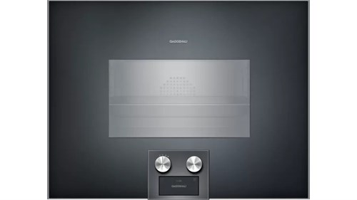 Lò nướng kèm hấp âm tủ Gaggenau BS475102 400 series -Thép không gỉ - 50L - Bản lề cửa bên trái