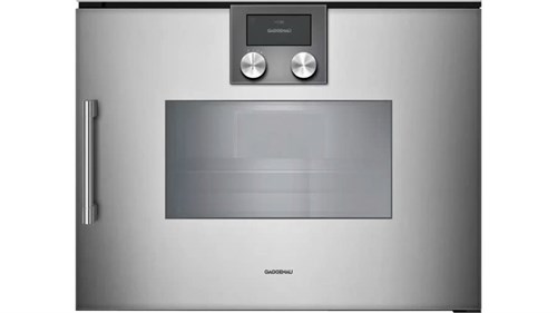 Lò nướng kèm hấp âm tủ Gaggenau BSP250131 200 series -Màu bạc - 50L - Bản lề cửa bên phải
