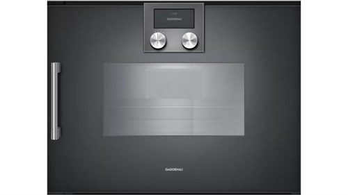 Lò nướng kèm hấp âm tủ Gaggenau BSP260101 200 series -Màu than chì - 50L - Bản lề cửa bên phải