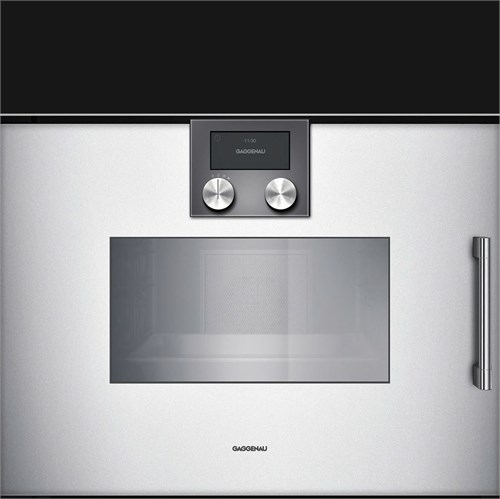 Lò nướng kèm hấp âm tủ Gaggenau BSP261131 200 series -Màu bạc- 50L - Bản lề cửa bên trái