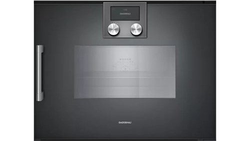 Lò nướng kèm hấp âm tủ Gaggenau BSP270101 200 series -Màu than chì - 50L - Bản lề cửa bên phải