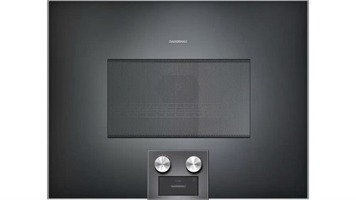 Lò nướng kết hợp vi sóng Gaggenau BM454100 400 series - Màu đen- 50L - Bản lề cửa bên phải