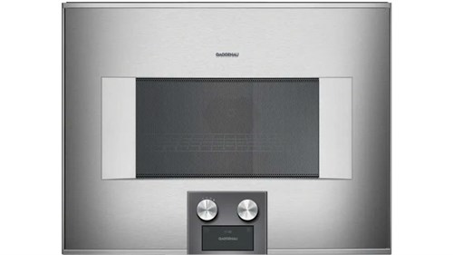 Lò nướng kết hợp vi sóng âm tủ Gaggenau BM454110 400 series  - Thép không gỉ- 50L - Bản lề cửa bên phải