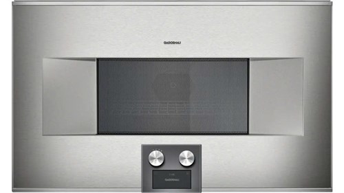 Lò nướng kết hợp vi sóng Gaggenau BM485110 400 series  - Thép không gỉ- 50L - Bản lề cửa bên trái