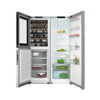 Bộ tủ lạnh - tủ rượu Miele KWNS 4784 DE - KS 4383 DD EDST - 702L - Làm đá tự động