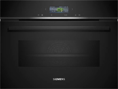 Lò nướng âm tủ Siemens CM724G1B1B iQ700 - có chức năng vi sóng, 60 x 45 cm, Màu đen