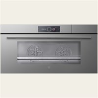 Lò hấp kết hợp nướng Vzug CombiSteamer V6000 45L Grand - Màu bạch kim