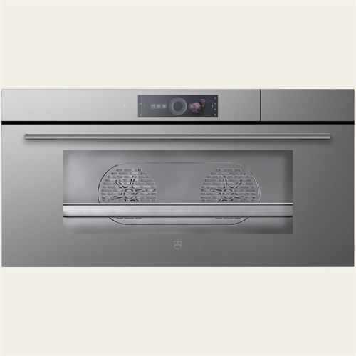 Lò hấp kết hợp nướng Vzug CombiSteamer V6000 45L Grand - Màu bạch kim