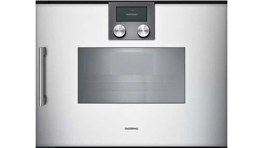 Lò nướng kèm hấp âm tủ Gaggenau BSP260131 200 series -Màu bạc- 50L - Bản lề cửa bên phải