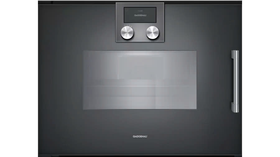 Lò nướng kèm hấp âm tủ Gaggenau BSP261101 200 series -Màu đen- 50L - Bản lề cửa bên phải