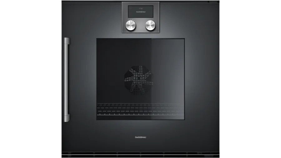 Lò nướng âm tủ Gaggenau BOP250102 200 Series - 76L - Màu đen - Bản lề cửa bên phải