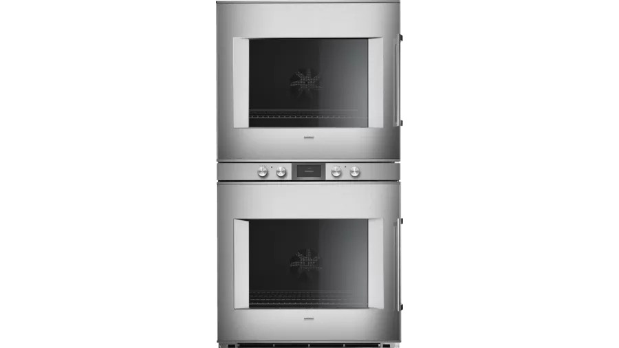 Lò nướng đôi âm tủ Gaggenau BX481112 400 Series- 110L - Làm sạch nhiệt phân - Bản lề cửa bên trái