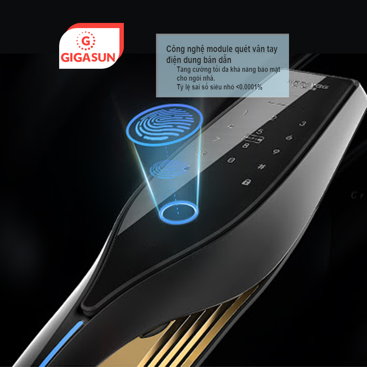 Khóa cửa thông minh Gigasun X8 Khóa cửa thông minh Gigasun X8
