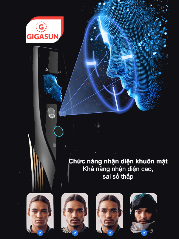 Khóa cửa thông minh Gigasun X8 Khóa cửa thông minh Gigasun X8