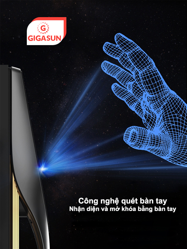 Khóa cửa thông minh Gigasun X8 Khóa cửa thông minh Gigasun X8